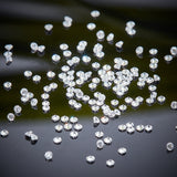 2000Pcs Diamond Shape Grade AAA Cubic Zirconia Cabochons, Faceted, Clear, 1mm, 2000pcs/box