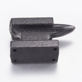 DIY Iron Bench Anvil Tools, Horn, Black, 92x35x54mm