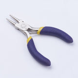 45# Carbon Steel Round Nose Pliers, Hand Tools, Ferronickel, Stainless Steel Color, 7.9x4.8x0.8cm