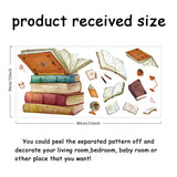 PVC Wall Stickers, Wall Decoration, Book Pattern, 390x800mm