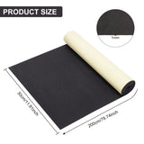 Adhesive EVA Foam Roll, For Art Supplies, Paper Scrapbooking, Cosplay, Halloween, Foamie Crafts, Black, 300x1mm, about 2m/roll