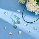 30Pcs 3 Sizes 304 Stainless Steel Pendant Cabochon Settings, Lace Edge Bezel Cups, Oval, with 30Pcs 3 Sizes Transparent Oval Glass Cabochons, Stainless Steel Color, Tray: 10.5~14x8.5~18mm, 10~22x8~14x1~5mm, Hole: 1.9~2mm, 10pcs/size
