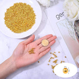 Iron Spacer Beads, Round, Golden, 5mm, Hole: 2mm, 800pcs/box