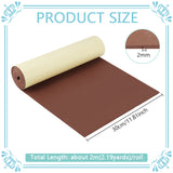 Adhesive EVA Foam Sheets, for Art Supplies, Paper Scrapbooking, Cosplay, Halloween, Foamie Crafts, Coconut Brown, 300x2mm, about 2m/roll