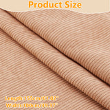 Corduroy Kintted Rib Fabric, for Clothing Accessories, Tan, 100x155x0.05cm