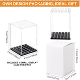 Plastic Display Box, for Ornaments, Toys Display, Clear, 4.8x4.8x7cm