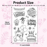 Custom PVC Plastic Clear Stamps, for DIY Scrapbooking, Photo Album Decorative, Cards Making, Stamp Sheets, Film Frame, Others, 160x110x3mm