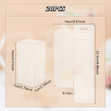 Foldable Transparent PVC Boxes, for Craft Candy Packaging, Wedding, Party Favor Gift Boxes, Square, Clear, 14x7x7cm, 20pcs/set