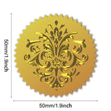 Self Adhesive Gold Foil Embossed Stickers, Medal Decoration Sticker, Others, 5x5cm
