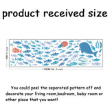 PVC Wall Stickers, Wall Decoration, Whale, 390x1180mm