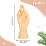 Plastic Mannequin Hand Display, Jewelry Bracelet Necklace Ring Glove Stand Holder, PeachPuff, 8.3x7.4x21.8cm