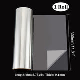 PVC Plastic Transparent Lamination Sheets, for Photo Frame, Clear, 300x0.1mm, 8m/roll