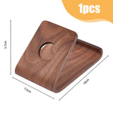 Wood Mobile Phone Holders, L Shape, Coconut Brown, 10x7.5x5.7cm