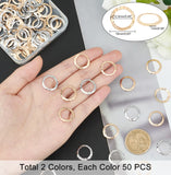 Brass Linking Rings for Jewelry Accessories, Ring, Mixed Color, 16x1mm, Inner Diameter: 12.5mm, 100pcs/box