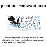 PVC Wall Stickers, Wall Decoration, Butterfly Pattern, 390x900mm