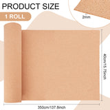 Cork Sheets, for Kitchen Hot Mats, Cup Mats, Bulletin, Rectangle, 3500x400x2mm