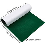 Self-adhesive Felt Fabric, DIY Crafts, Dark Green, 40x0.1cm, about 2m/roll
