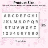 Custom PVC Plastic Clear Stamps, for DIY Scrapbooking, Photo Album Decorative, Cards Making, Stamp Sheets, Film Frame, Letter, 160x110x3mm