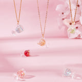 Resin Cup Pendants, with Gold Foil, Wine Glass, Mixed Color, 18~18.5x15x12mm, Hole: 2.5mm, 8 colors, 6pcs/color, 48pcs/box