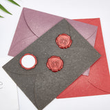 Adhesive Wax Seal Stickers, For Envelope Seal, Indian Red, 30.8x30.8x2.2mm