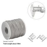 304 Stainless Steel Wire Rope, Jewelry DIY Making Material, Stainless Steel Color, 1mm, about 100m/roll