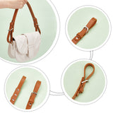 Cowhide Leather Bag Handles, for Bag Replacement Accessories, Chocolate, 45.5x2.3x2.8cm