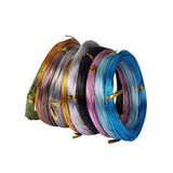 Round Aluminum Wire, Mixed Color, 20 Gauge, 0.8mm, about 65.61 Feet(20m)/roll, 10 rolls/box