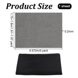 Mesh Polyester Fabric, for Women's Garment Accessories, Black, 1750~1800x0.2mm