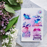 PVC Plastic Stamps, for DIY Scrapbooking, Photo Album Decorative, Cards Making, Stamp Sheets, Film Frame, Dragon, 15x15cm