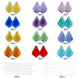 Brass Ice Pick Pinch Bails, Mixed Color, 20x7mm, Hole: about 4x6mm, 120pcs/bag