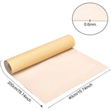 Self Adhesive Velvet Flocking Fabric, for Jewelry Drawer Craft Fabric Peel Stick, PeachPuff, 40x0.06cm