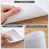 EVA Sheet Foam Paper, with Adhesive Back, Rectangle, White, 30x21x0.1cm