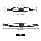 Nylon Adjustable Luggage Straps, Bag Bungees for Add a Bag, Easy to Travel Suitcase Elastic Strap Belt, with Plastic Side Release Buckle, Black, 76~99x2.5x0.2cm