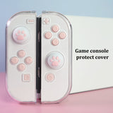 2 Sets Acrylic Protective Cover for Wireless Game Controller, Case Cover, Gamepad Protector, Clear, 104x36x10mm, 4pcs/set