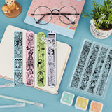 1Pc Custom PVC Clear Stamps, with 1Pc Carbon Steel Cutting Dies Stencils, for DIY Scrapbooking, Photo Album Decorative, Cards Making, Mixed Shapes, Stamps: 160x110x3mm, Cutting Dies: 110x160x0.8mm