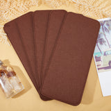 5Pcs Rectangle Felt Bottom, for Backpack Bag, Women Bags Handmade DIY Accessories, Coconut Brown, 30.5x13x0.55cm