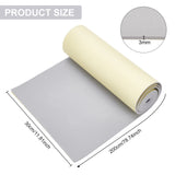 Adhesive EVA Foam Roll, For Art Supplies, Paper Scrapbooking, Cosplay, Halloween, Foamie Crafts, Light Grey, 300x3mm, about 2m/roll