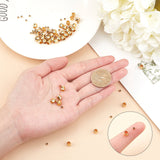 304 Stainless Steel Beads, Barrel with Round, Golden, 4~6x3~6mm, Hole: 1.5~4mm, 80pcs/box