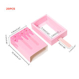 Cardboard Paper Box, Ice-cream, Pink, 10.5x6.8x2.2cm