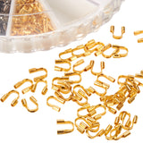 6 Colors Jewelry Making Supplies Brass Wire Guardian Wire Protector in Box for Jewelry Making, about 540pcs/box