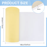 Adhesive EVA Foam Sheets, for Art Supplies, Paper Scrapbooking, Cosplay, Foamie Crafts, White, 1800x298x6mm