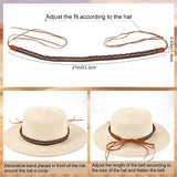 Crystal Rhinestone Southwestern Cowboy Hat Belt, Velvet Hat Band for Hat Accessories, Peru, 50-5/8 inch(128.5cm)