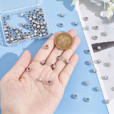 100Pcs 201 Stainless Steel Beads, Column, Stainless Steel Color, 6x4mm, Hole: 3.5mm