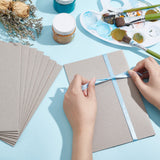 8Pcs Rectangle Kraft Paper Book Board, Binders Board for Book Binding, Hardback Book Cover Craft, Tan, 228x152x2mm
