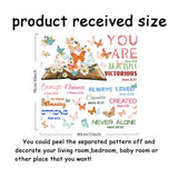 PVC Wall Stickers, Wall Decoration, Butterfly Pattern, 390x800mm, 2 sheets/set