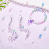 Crackle Glass Beads, Mixed Color, 300pcs/box