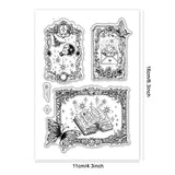 Custom PVC Plastic Clear Stamps, for DIY Scrapbooking, Photo Album Decorative, Cards Making, Book, 160x110x3mm