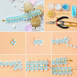 11/0 Glass Seed Beads White Opaque Colors Diameter 2mm Loose Beads in A Box for DIY Craft, about 100g/box