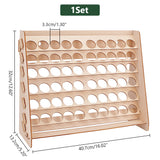 Wood Display Stands, for Dye Display, Antique White, 407x132x320mm