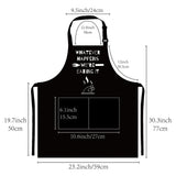 Polyester Apron, Daily Supplies, Rectangle, Word, 770x590mm